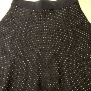 Ann Taylor Knit Skirt - Size Medium - Navy Blue